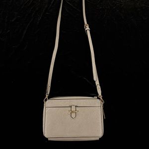 Gray Wallet Purse with Crossbody Strap